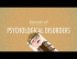 Psychological Disorders