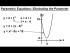 Parametric Equations: Eliminating the Parameters