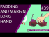 Padding & Margin Long-hand