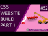 CSS Website Build (Part 1)