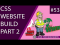 CSS Website Build (Part 2)