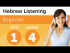 Listening to a Hebrew Forecast