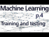 Regression Training and Testing