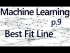 How to program the Best Fit Line