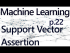 Support Vector Assertion