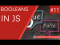 Booleans in JavaScript