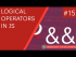 Logical Operators