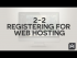 Signing Up for Web Hosting