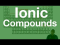 Understanding how Ionic Compounds are formed