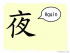The Story of Chinese Character : 夜