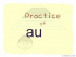 Sound of Cantonese : au