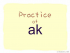 Sound of Cantonese : ak