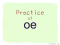 Sound of Cantonese : oe
