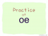 Sound of Cantonese : oe