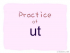 Sound of Cantonese : ut