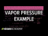 Vapor pressure example | Chemistry | Khan Academy