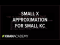Small x approximation for small Kc | Chemistry | Khan Academy