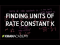 Finding units of rate constant k | Knetics | Chemistry | Khan Academy