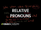 Relative pronouns | The parts of speech