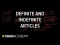 Definite and indefinite articles | The parts of speech