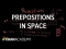 Prepositions of space | The parts of speech