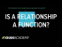Testing if a relationship is a function | Functions and their graphs I