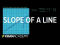 Finding the slope of a line from its graph