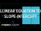 Converting linear equations to slope-intercept form | 8th grade