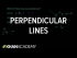 Perpendicular Lines