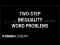 Constructing, solving two-step inequality example | Linear inequalities
