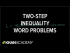 Constructing, solving two-step inequality example | Linear inequalities
