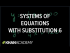 Analyzing solutions to linear systems algebraically