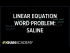 Mixture problems 2 | Linear equations