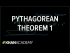 Pythagorean theorem 1 | Right triangles and trigonometry | Geometry