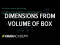 Dimensions from volume of box | Quadratic equations