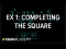 Example 1: Completing the square | Quadratic equations