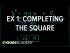 Example 1: Completing the square | Quadratic equations