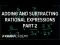 Adding and subtracting rational expressions 2 I