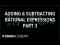 Adding and subtracting rational expressions 3 I
