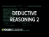 Deductive reasoning 2 | Sequences, series and induction | Precalculus