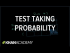 Test taking probability and independent events | Precalculus