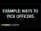 Example: Different ways to pick officers | Precalculus