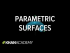 Parametric surfaces