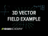 3d vector field example