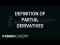 Formal definition of partial derivatives