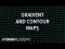 Gradient and contour maps