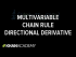 Multivariable chain rule and directional derivatives