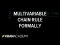 More formal treatment of multivariable chain rule