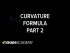 Curvature formula, part 2