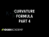 Curvature formula, part 4
